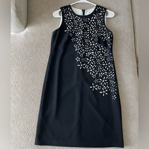 Black with white detail Calvin Klein Dress. Size 2 cocktail dress.